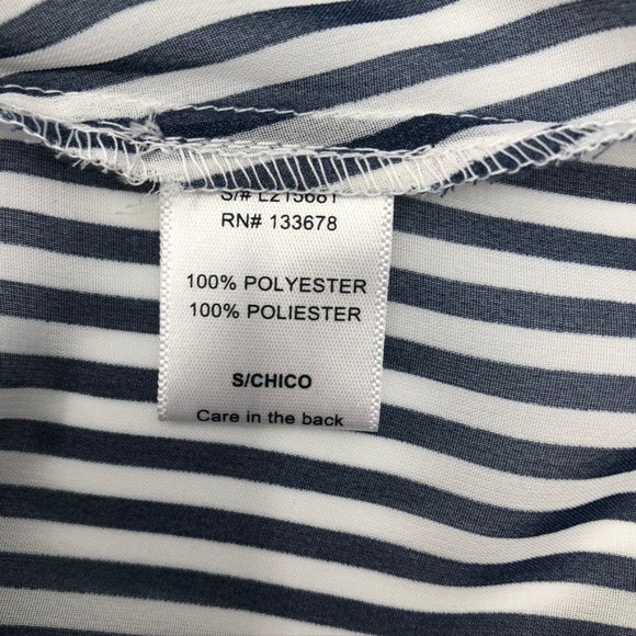 Nordstrom Love Tree Striped Wrap Blouse - Picture 7 of 8